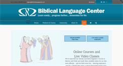 Desktop Screenshot of biblicallanguagecenter.com